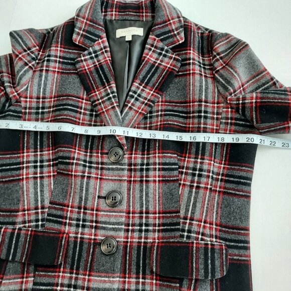 Talbots Outlet Wool Blend Three Button Blazer - Picture 6 of 10
